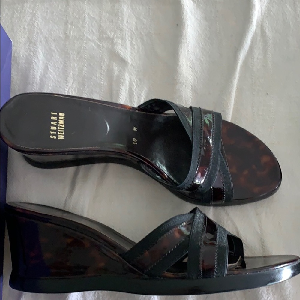 Stuart Weitzman Giventake Platform Slides